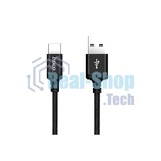 Кабель HOCO X14 USB Times speed для Type-C, 1.7А, 2м, черный