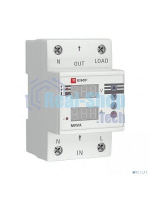 Реле напряжения и тока с дисплеем MRVA 63А PROxima EKF MRVA-63A