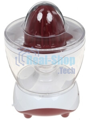 Соковыжималка Scarlett SC-JE50C06 белый/коричневый, цитрусовая, 25 Вт, 700 мл, механическое