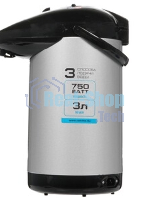 Термопот проточный Centek CT-3201 2,5 л, 2600 Вт, черный/серебристый