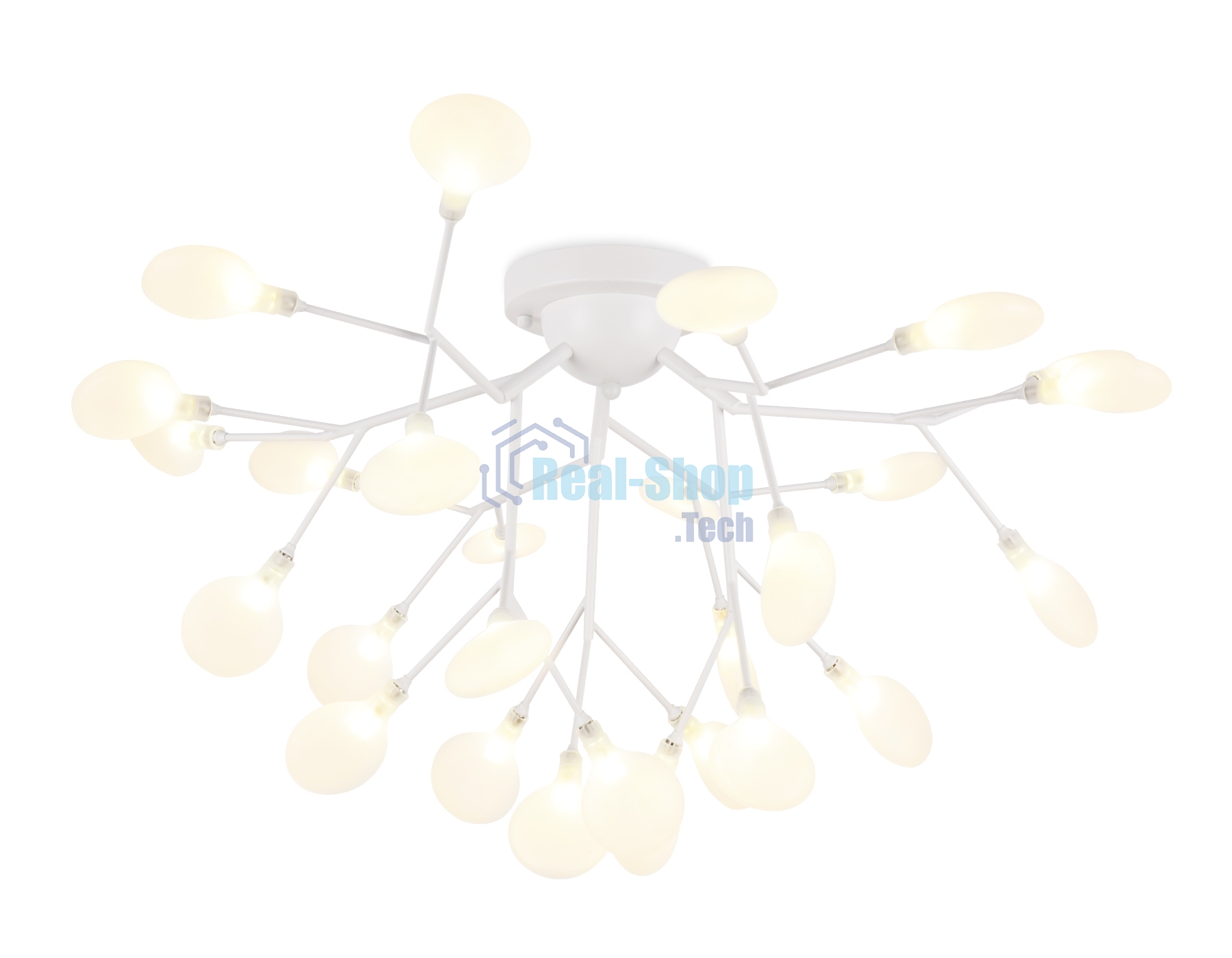 Светильник Ambrella light TR3011/27 WH/FR белый/матовый G4/27 max 20W D730*430