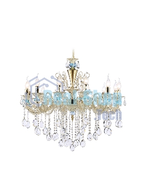 Светильник Ambrella light TR4929/12 GD/WH/CL золото/белый/прозрачный E14*12 max 40W D910*680