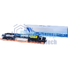 Картридж лазерный NVPrint совместимый HP CE310A/CF350A/Canon 729 черный для LaserJet Color Pro 100 M175a/M175nw/CP1025/CP1025nw/M176n/M177fw/Canon i-SENSYS LBP7010C/LBP7018С (1300k)