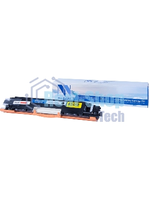 Картридж лазерный NVPrint совместимый HP CE310A/CF350A/Canon 729 черный для LaserJet Color Pro 100 M175a/M175nw/CP1025/CP1025nw/M176n/M177fw/Canon i-SENSYS LBP7010C/LBP7018С (1300k)