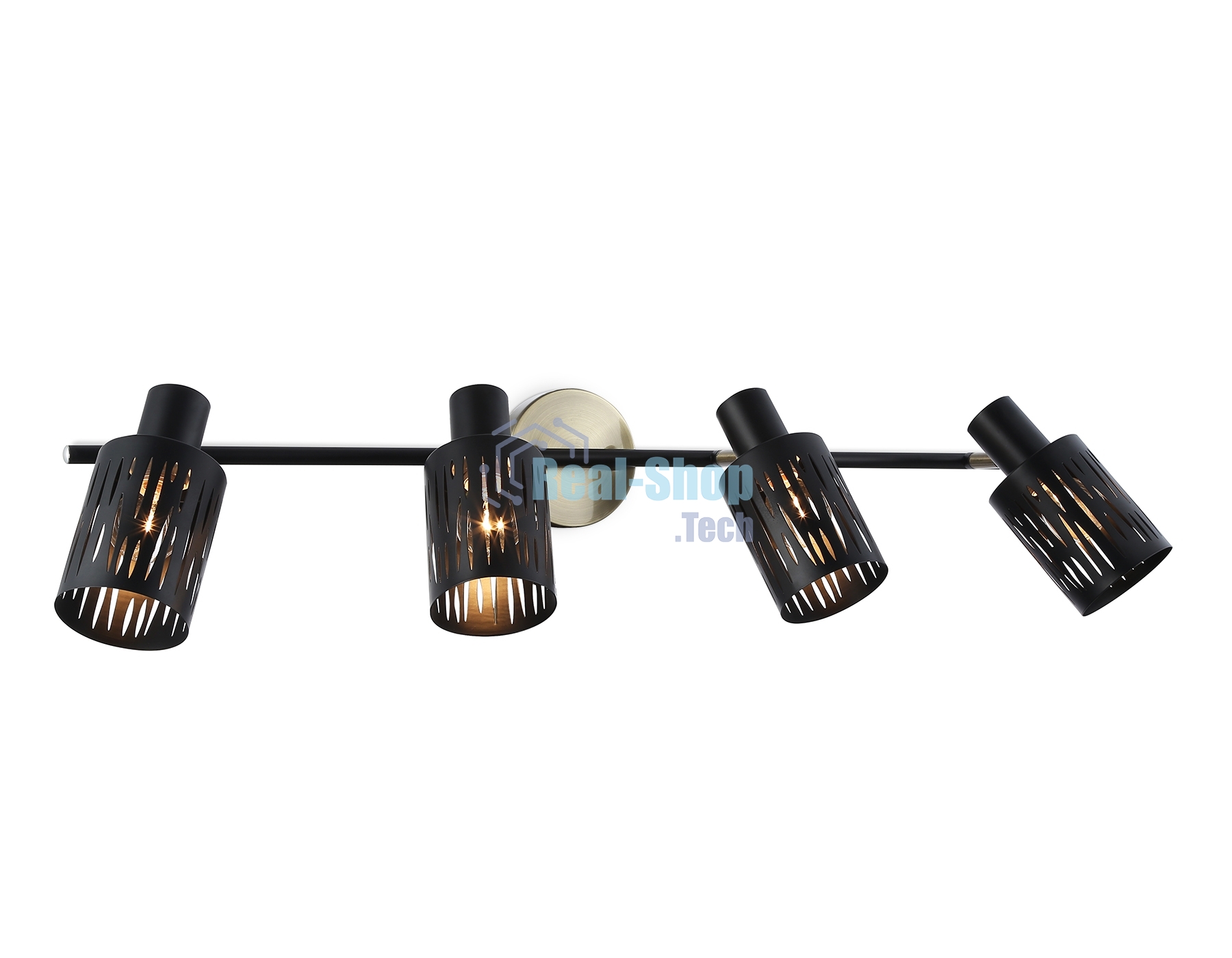 Светильник Ambrella light TR8670/4 BK/SB чёрный/бронза E14/4 max 60W 760*100*190