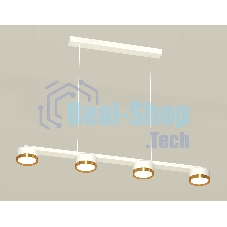 Светильник Ambrella light XB9151152/4 SWH/PYG белый песок/золото желтое полированное GX53 (C9151, N8124)