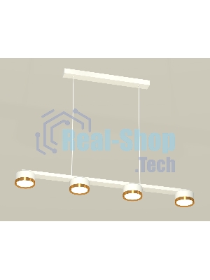 Светильник Ambrella light XB9151152/4 SWH/PYG белый песок/золото желтое полированное GX53 (C9151, N8124)