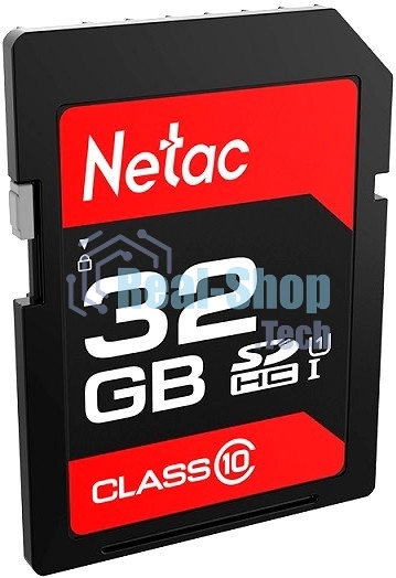 Флеш карта SDHC 32Gb Netac Class 10 UHS-I U1 P600 NT02P600STN-032G-R