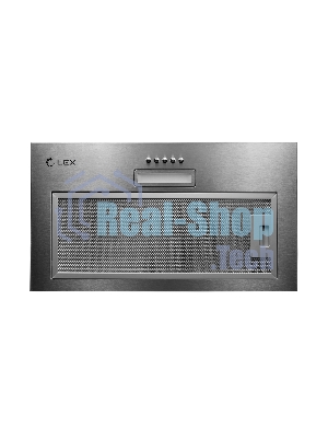 Вытяжка встраиваемая LEX GS Bloc LIGHT 600 нержавеющая сталь, 53 см, 500 куб. м/ч, 44 дБ