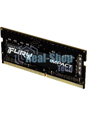 Оперативная память Kingston Fury Impact, DDR4, 8GB (1x8GB), 3200MHz, CL20, SO-DIMM