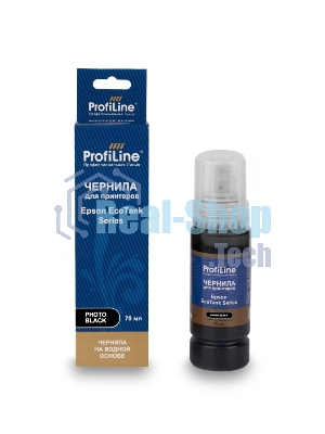Чернила ProfiLine для принтеров Epson EcoTank 7700/7750/7160/7180/L7188/8500/8550 на водной основе type-2 Photo черный 70 мл