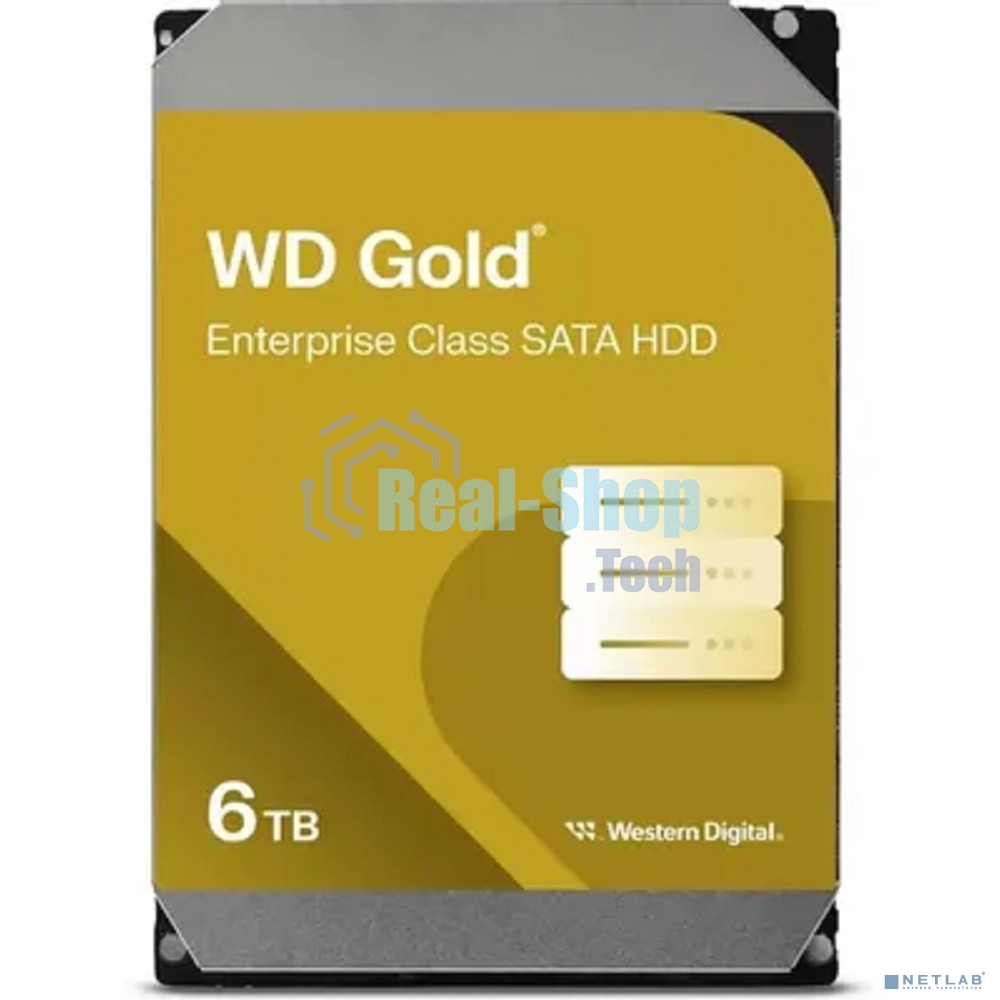 Жесткий диск WD SATA-III 6Tb WD6004FRYZ Desktop Gold 512E (7200rpm) 256Mb 3.5