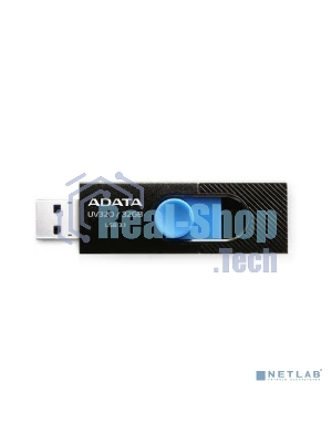 Флешка USB ADATA UV320 (AUV320-32G-RBKBL), 32Gb, USB 3.2 Gen 1, R/W 100/30, черный/голубой