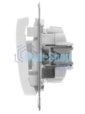 Systeme Electric Glossa Бел Кнопка нажимная, сх.1, 10АХ