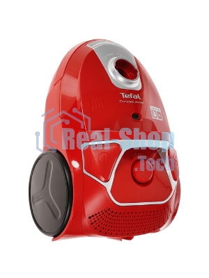 Пылесос Tefal TW3953EA красный/серебристый, 750 Вт, уборка сухая, пылесборник мешок 3 л
