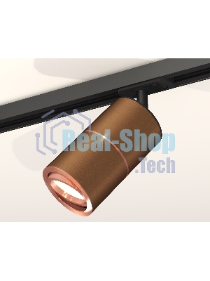 Светильник Ambrella light XT7404004 SCF/PPG/SBK кофе песок/золото розовое полированное/черный песок MR16 GU5.3