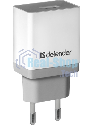 Сетевой адаптер питания Defender 1xUSB, 5V/2.1А, белый (UPA-21)