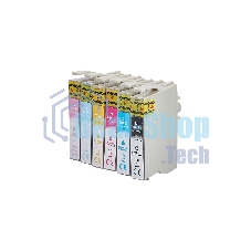 Набор струйных картриджей Sakura C13T04874010 (T0487-T0481/T0482/T0483/T0484/T0485/T0486) для Epson, мультипак, 16 мл., 460 к.