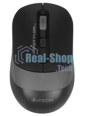 Мышь беспроводная A4Tech Fstyler FG10S черный/серый, 2000 dpi, радиоканал, USB, кнопки - 4