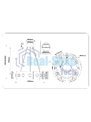 Светильник Ambrella light LH31021 BS/TI латунь/янтарь 56W 3000K D570*150
