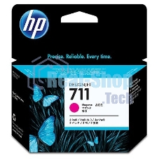 Картридж струйный HP №711 CZ135A пурпурный x3уп. для HP DJ T120/T520