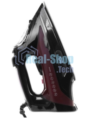 Утюг BQ SI1003 черный/винный/красный, 2600 Вт, 35 г/мин, 160 г/мин, 360 мл