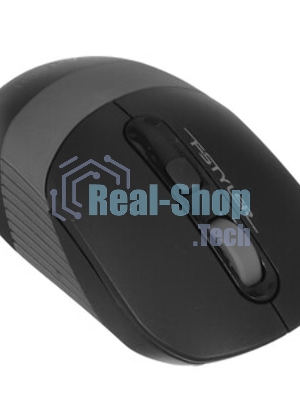 Мышь беспроводная A4Tech Fstyler FG10S черный/серый, 2000 dpi, радиоканал, USB, кнопки - 4