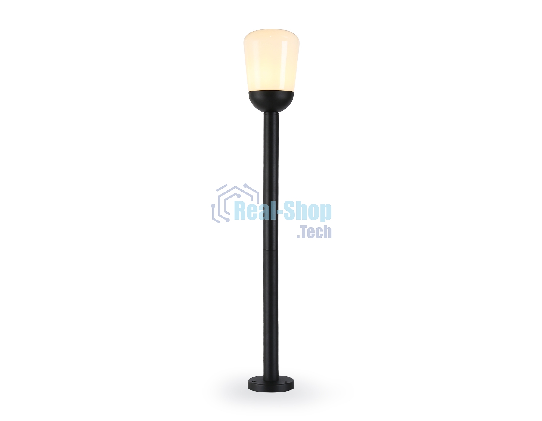 Светильник Ambrella light ST2095 BK/FR черный/белый матовый IP54 E27 max 40W D150*950