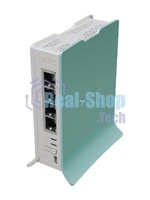 Роутер беспроводной MikroTik hAP ax lite (L41G-2AXD) AX600 10/100/1000BASE-TX голубой