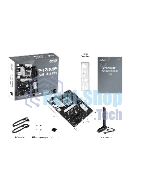 Материнская плата ASUS PRIME B650-PLUS WIFI, AM5, AMD B650, 4xDDR5, 4xSATA, 2xM.2, 1xPCIe 4.0 x16, 2xPCIe 4.0 x1, 1xDP, 1xHDMI, 1x2.5Gb LAN, Wi-Fi 6E, Bluetooth 5.3, 4xUSB-A 10Gbps, 2xUSB-A 5Gbps, 2xUSB-A 2.0, 5x3.5 мм, 7.1, ATX