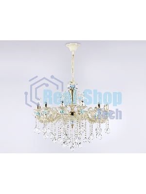 Светильник Ambrella light TR4929/12 GD/WH/CL золото/белый/прозрачный E14*12 max 40W D910*680