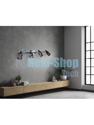 Светильник Ambrella light TR8670/4 BK/SB чёрный/бронза E14/4 max 60W 760*100*190