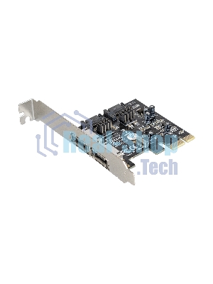 Контроллер ExeGate EXE-501 PCI-E 2.0, SATA3 6Gb/s, 2 int+2 ext (OEM)