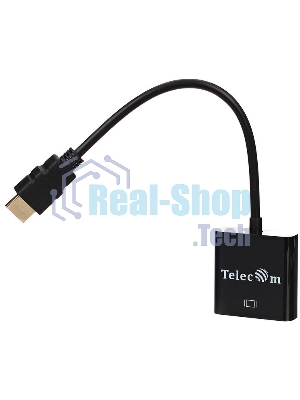 Переходник Telecom Кабель-переходник (TA558) HDMI(M) -> VGA(F) 6937510859436 /6926123463055 