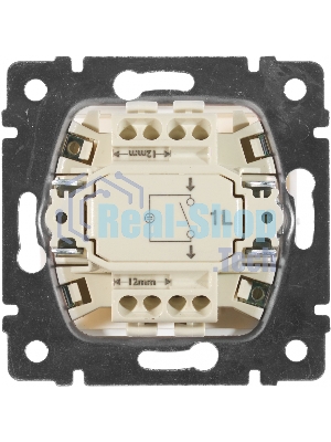 Механизм выключателя 1-кл. СП Valena 10А IP31 с зел. инд. бел. Legrand 774410