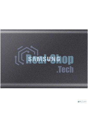 Внешний SSD Samsung T7, 1TB, USB 3.2 Gen 2 Type-C, R/W 1050/1000, серый