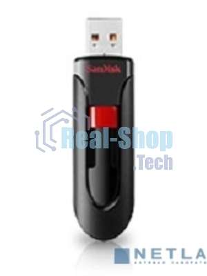 Флешка USB Sandisk 64Gb Cruzer Glide SDCZ60-064G-B35 USB 2.0 черный/красный