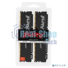 Оперативная память Kingston Fury Beast, DDR5, 16GB (2x8GB), 6000MHz, CL36, с радиаторами, черный