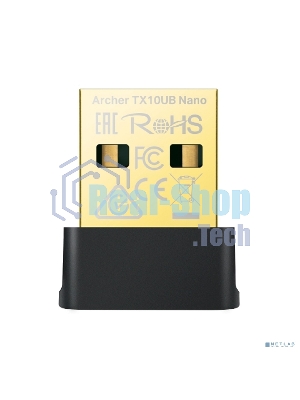 Двухдиапазонный беспроводной нано-USB-адаптер с поддержкой Bluetooth TP-Link Archer TX10UB Nano