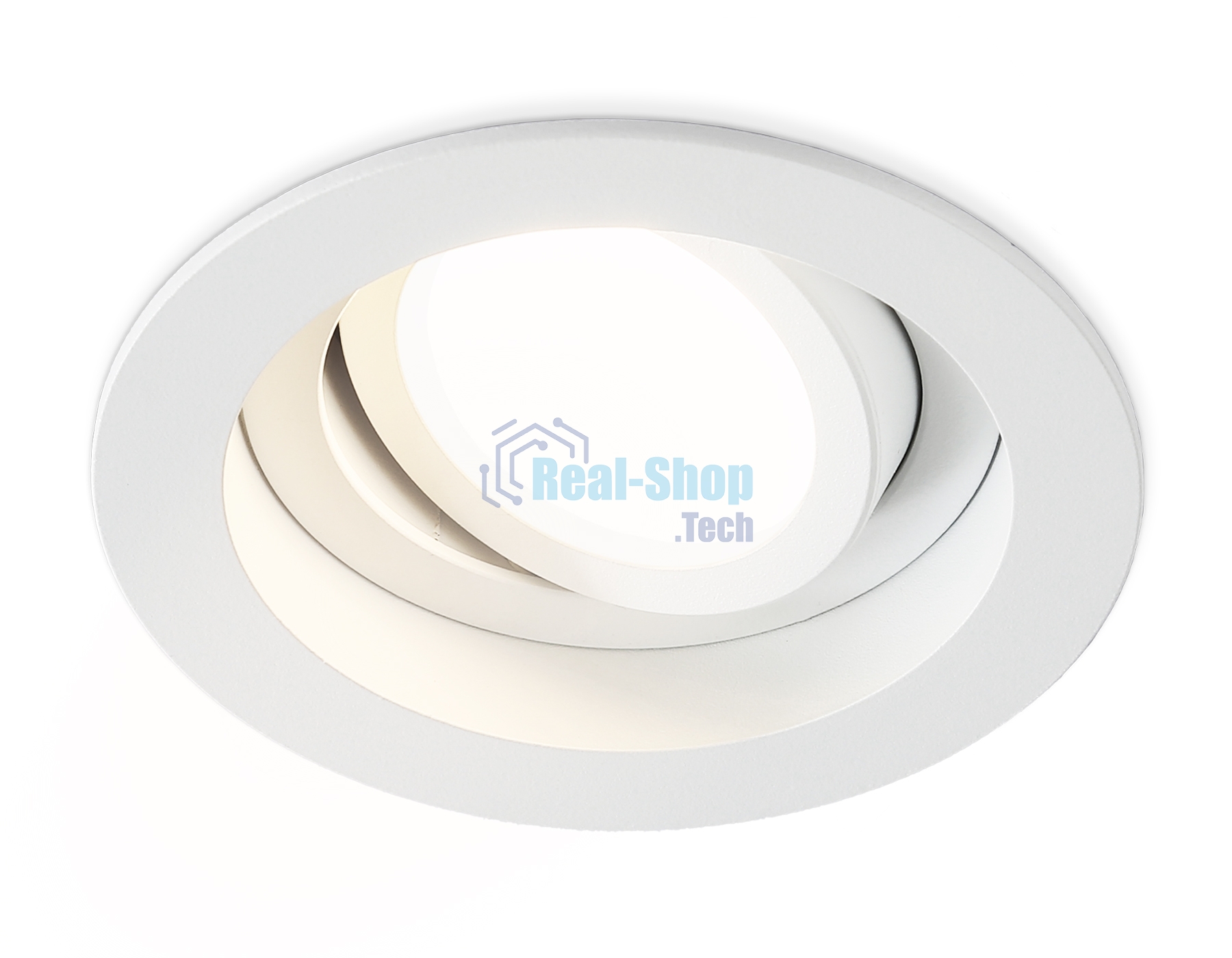 Встраиваемый поворотный точечный светильник Ambrella light TN102755 WH белый IP20 GU5.3 D98*32