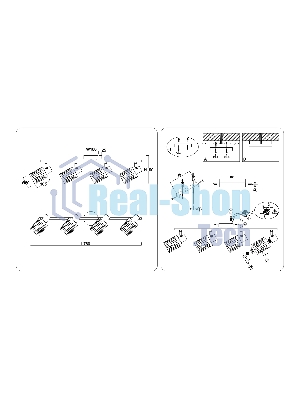 Светильник Ambrella light TR8670/4 BK/SB чёрный/бронза E14/4 max 60W 760*100*190