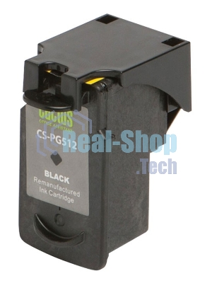 Картридж струйный Cactus CS-PG512 черный (14 мл) для Canon Pixma iP2700/MP240/MP250/MP260/MP270/MP272/MP280/MP480/MP490/MP492/MP495/MX320/MX330/MX340/MX350