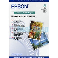Бумага EPSON C13S041344 Archival Matte Paper EPSON A3
