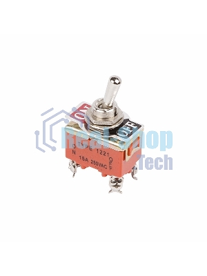Тумблер Rexant 250V 15А (4c) ON-OFF двухполюсный