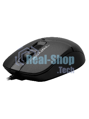 Мышь проводная A4Tech Fstyler FM12S черный, 1200 dpi, USB, кнопки - 3