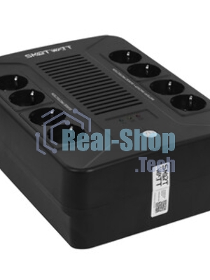 Источник бесперебойного питания UPS SAFE PRO 650, Li-AS, Br, 600/360 ВА/Вт, LED, USB, RJ11/45, SCHUKOx8, 1*7 Ач