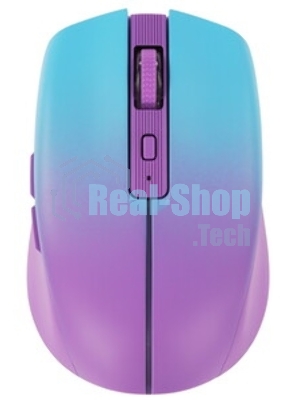 Мышь беспроводная Defender Mystery MM-301 фиолетовый, 1600 dpi, радиоканал, Bluetooth, USB, кнопки - 6