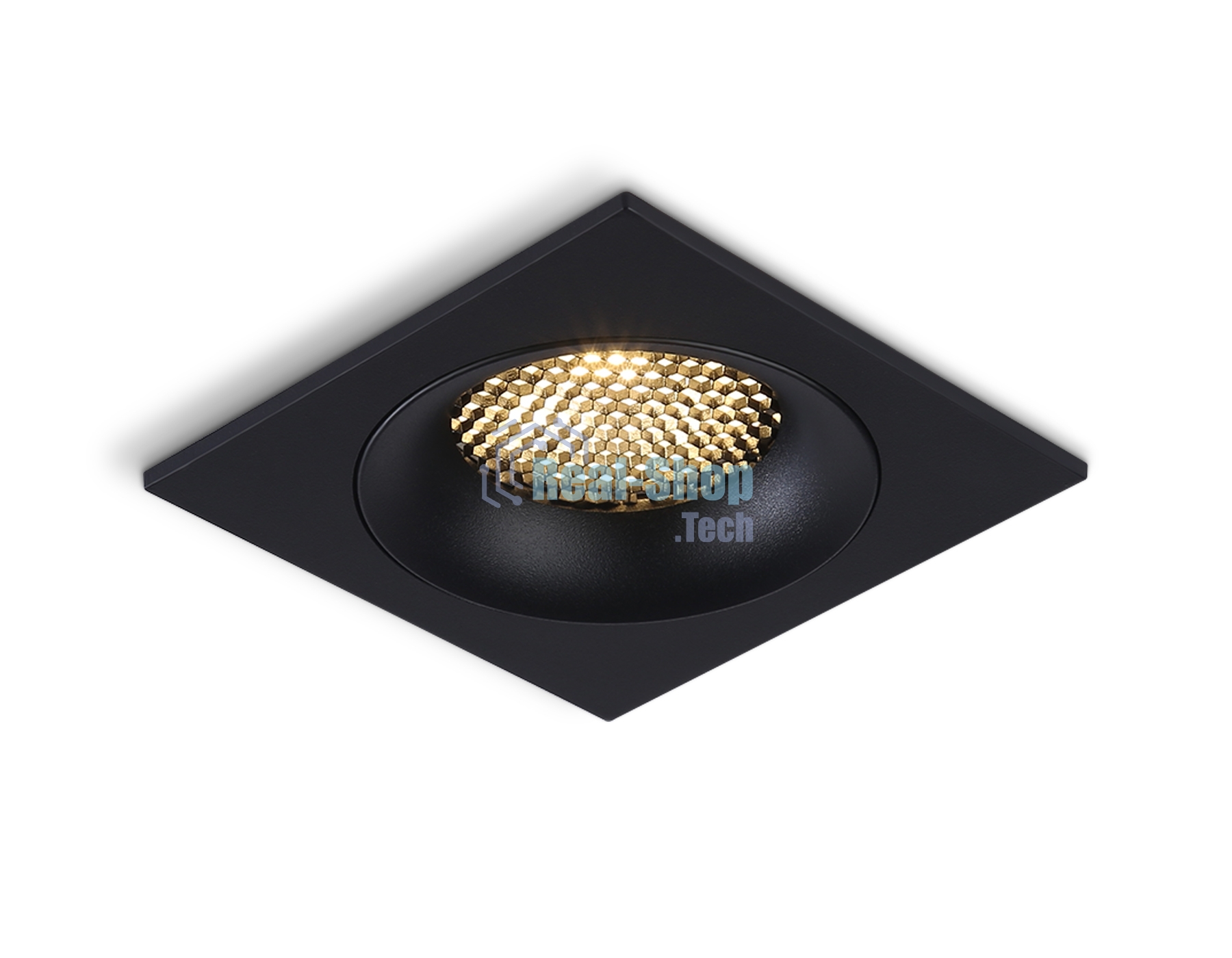 Светильник встраиваемый Ambrella light TN102729 BK черный GU5.3 92*92*23