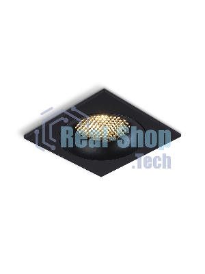 Светильник встраиваемый Ambrella light TN102729 BK черный GU5.3 92*92*23