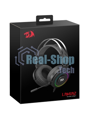 Гарнитура Redragon Lamia 2 чёрный, проводная, USB, подсветка